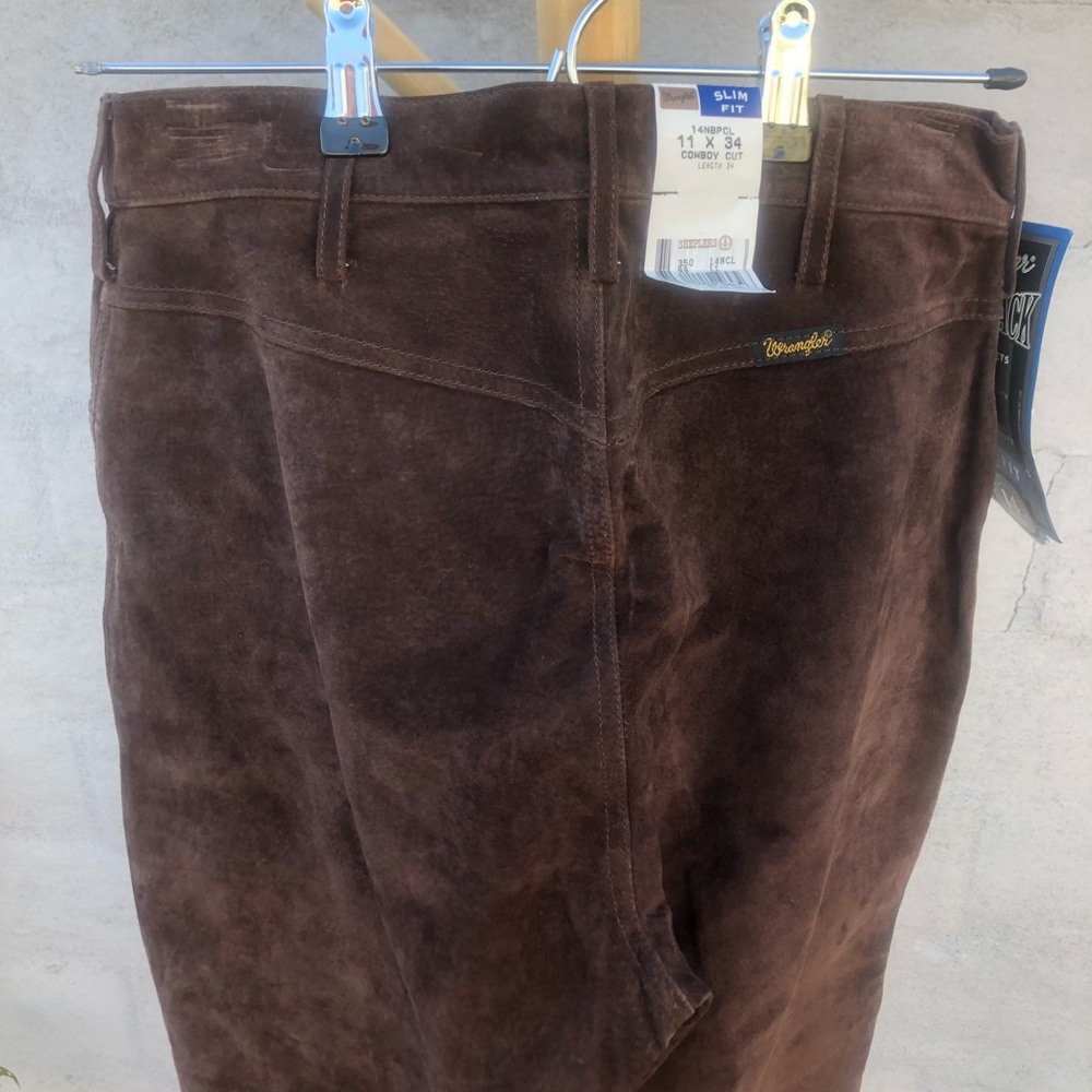 NWT wrangler suede jeans - Picture 6 of 11